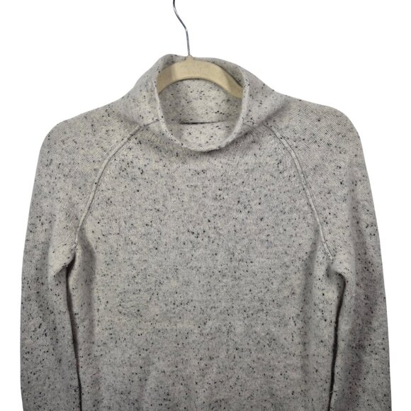 Theory Sweater Womens P Gray Cashmere Pullover Long Sleeve Top Karinella Donegal - Picture 3 of 7